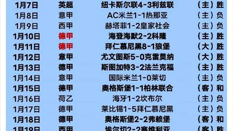1月11日奈德弗对ETSV汉堡友谊赛展望：往昔对决、数据对比与赛前预测